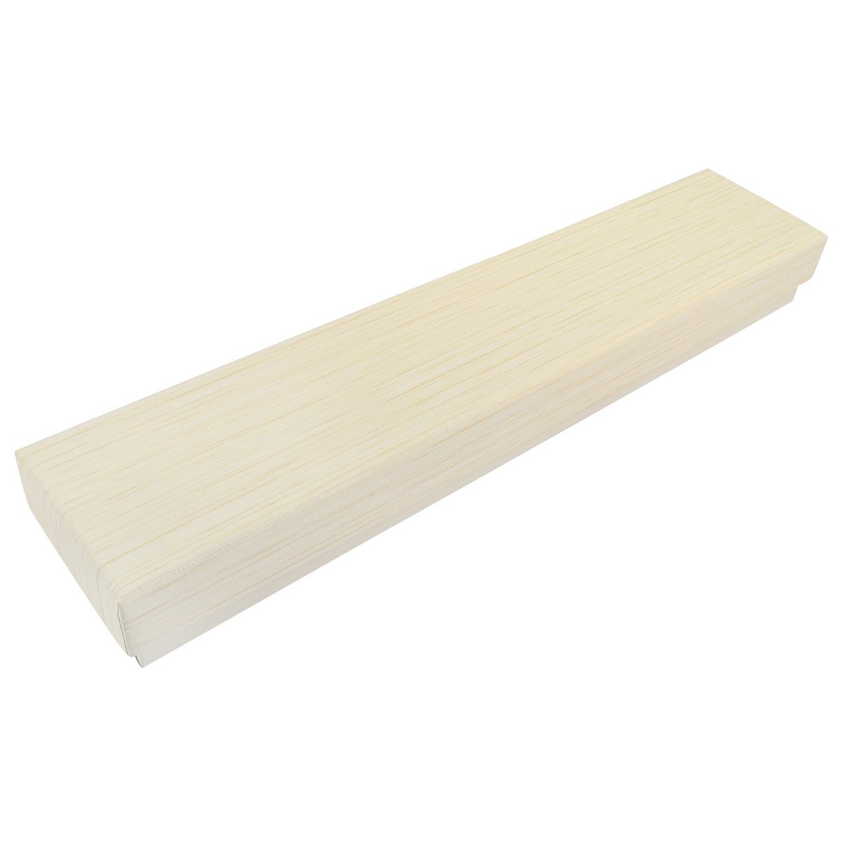 Papp Schmuckboxen, crème, VE12, 4,5 x 21,5 cm