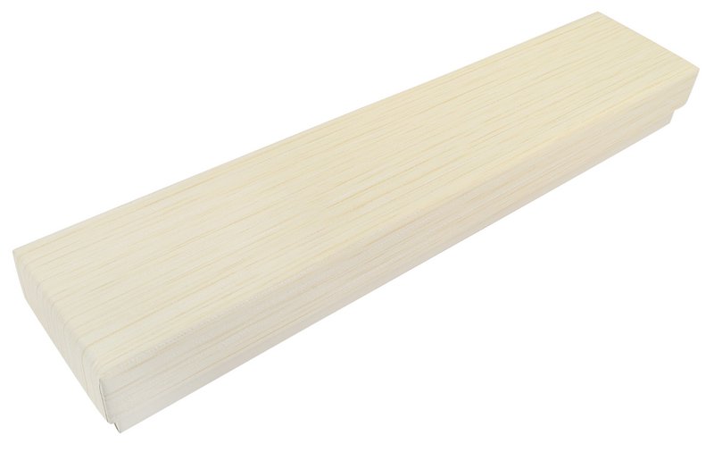 Papp Schmuckboxen, creme, VE12, 4,5 x 21,5 cm