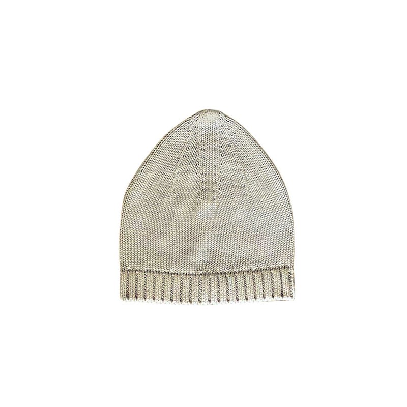 Czapka z dzianiny 0-6m Wanilia