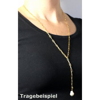 Charm Cosmopolitan pearl stainless steel gold