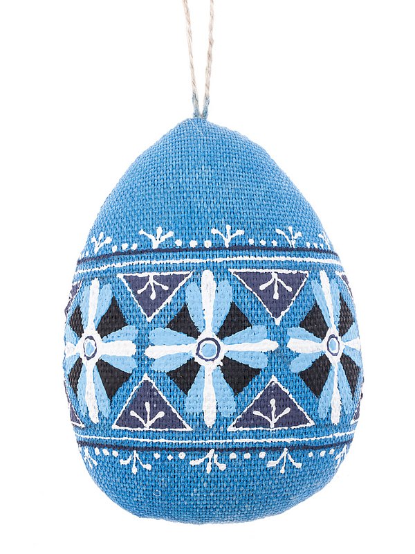 Hand-painted Easter Egg (blue)