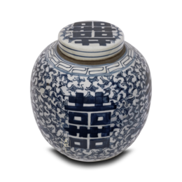 Porcelain pot double happiness