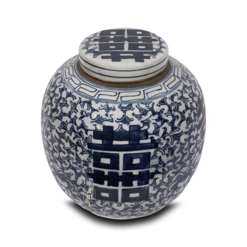 Porcelain pot double happiness