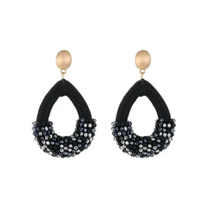 Classic Beads Earrings Drop JE18373 - Navy Mix