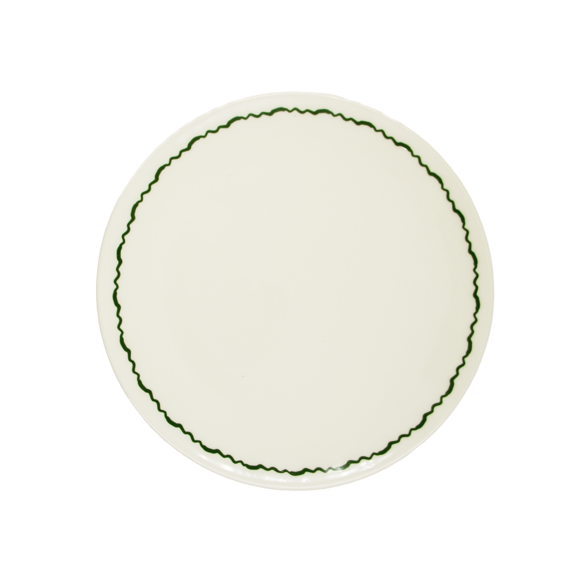 Piatto di cena umore verde