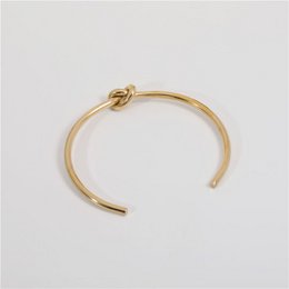 Siler - Knot Cuff Armband Goud