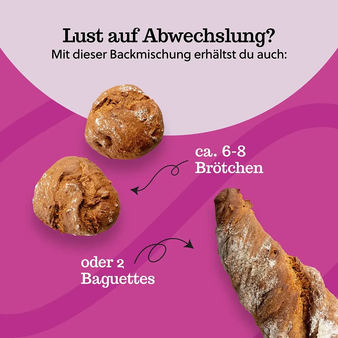 Brotbackmischung: Dinkel-Roggen-Kruste
