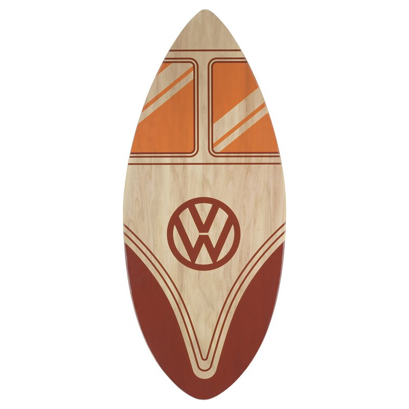 Volkswagen VW T1 Bus Skimmer Board - Echtholz (104 cm) - Front/Mehrfarbig