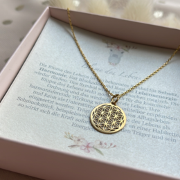Kette Blume des Lebens 925