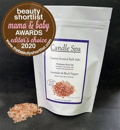 Sales de Baño Candle Spa 500g - Lavanda y Pimienta Negra
