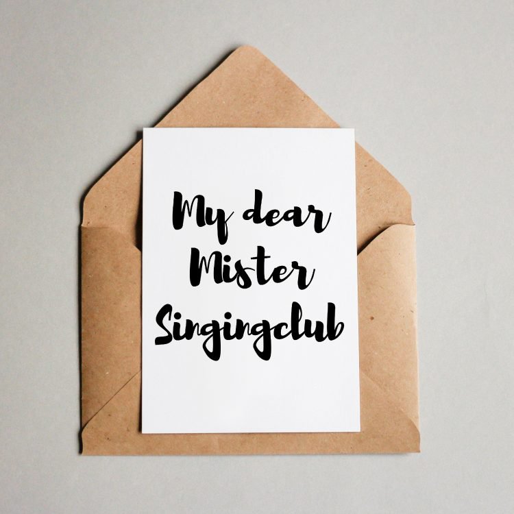 Mijn beste meneer zangclub