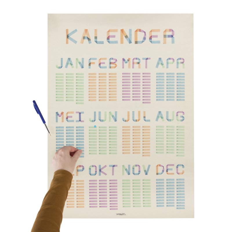 wall calendar - Creative notes