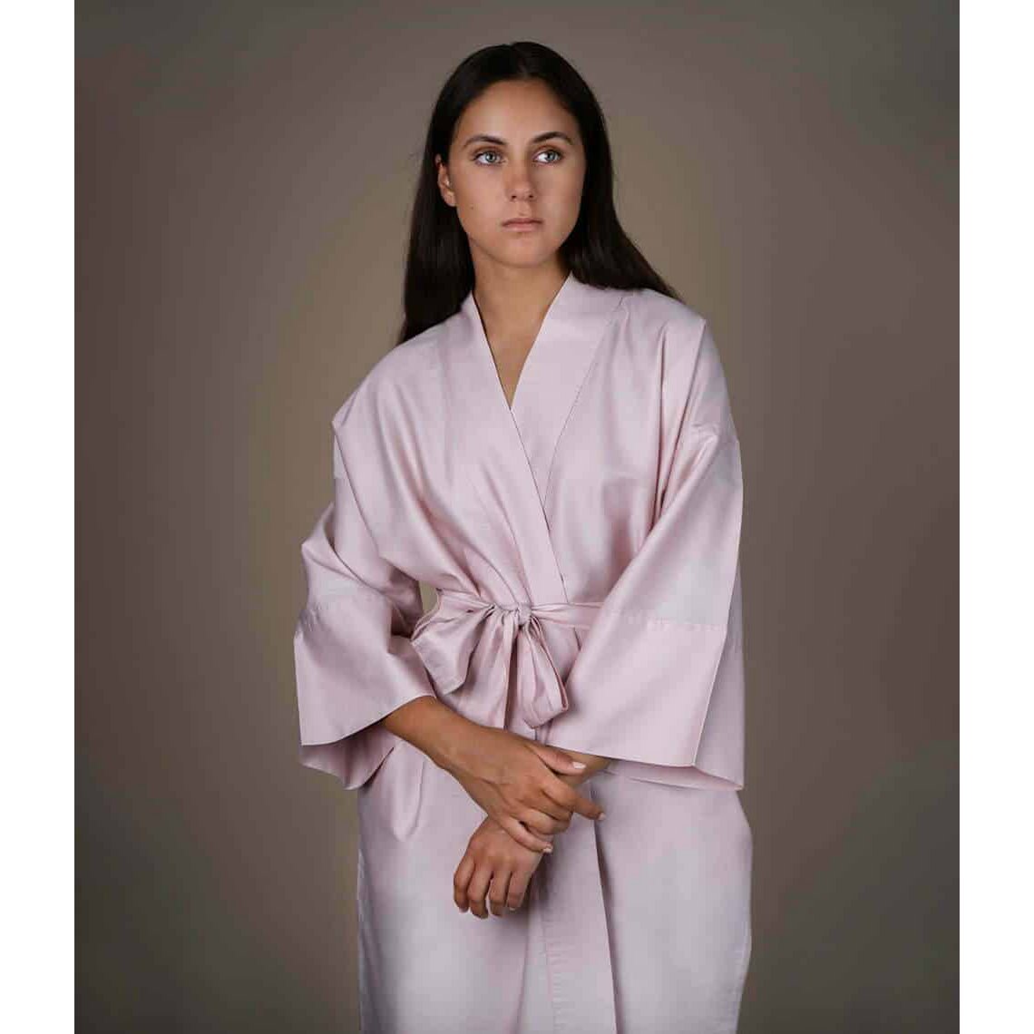 Albornoz Dream Touch Cuarzo Rosa