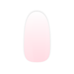 Nail makeup product in a pink gradient color.