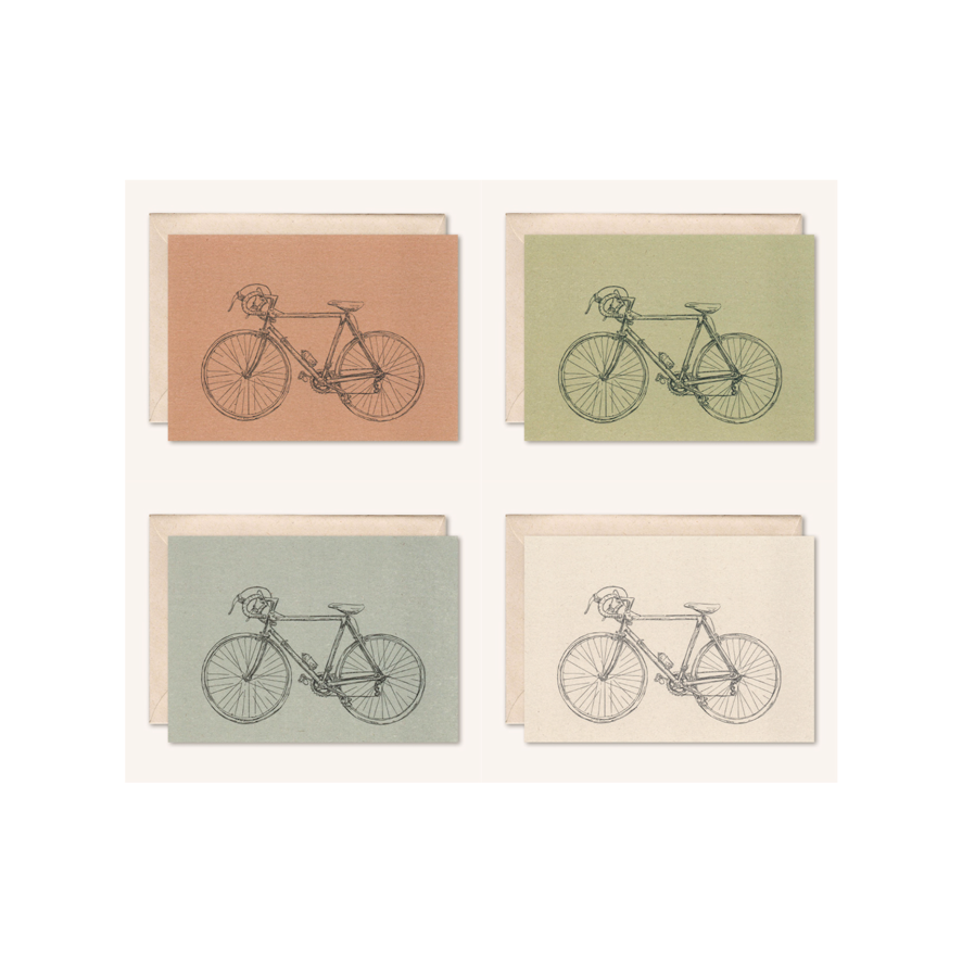 Carte durable + enveloppe | Vélo de route | fleur de sureau