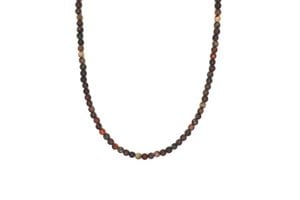 ketting Rantai Empat Oceaan jaspis (4mm), roestvrij staal