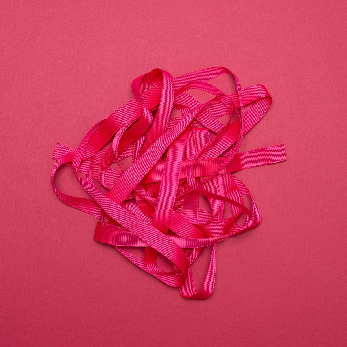 Roze cadeaulint, roze lint gemakkelijk te strikken, 16 mm x 5 m roze grosgrain lint voor het inpakken van cadeaus