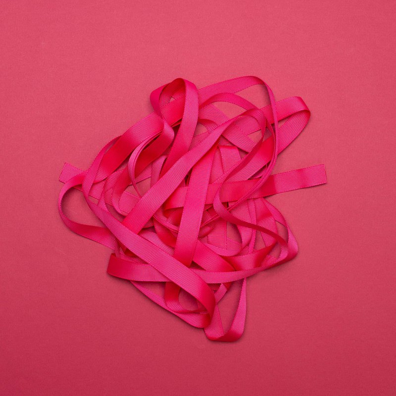 Pink gavebånd, pink bånd let at binde, 16 mm x 5 m pink grosgrain bånd til indpakning af gaver