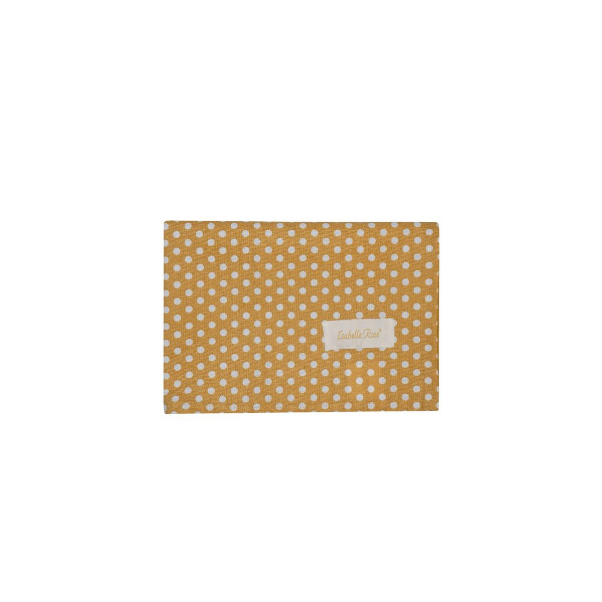 Kitchen towel Polka dot mustard 50x70 cm Isabelle Rose