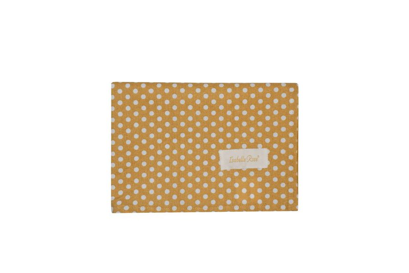 Kitchen towel Polka dot mustard 50x70 cm Isabelle Rose