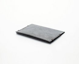 Porte cartes "Double" en cuir recyclé