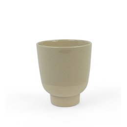 Cup Rutunda M cer sand clay 260ml 10x8,5cm