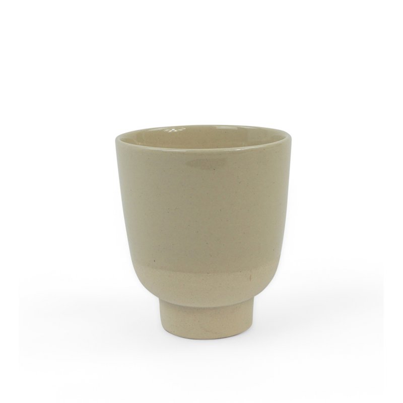 Cup Rutunda M cer sand clay 260ml 10x8,5cm