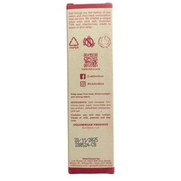 Barre de chocolat noir aux canneberges et sel rose | 70% de cacao | 35g