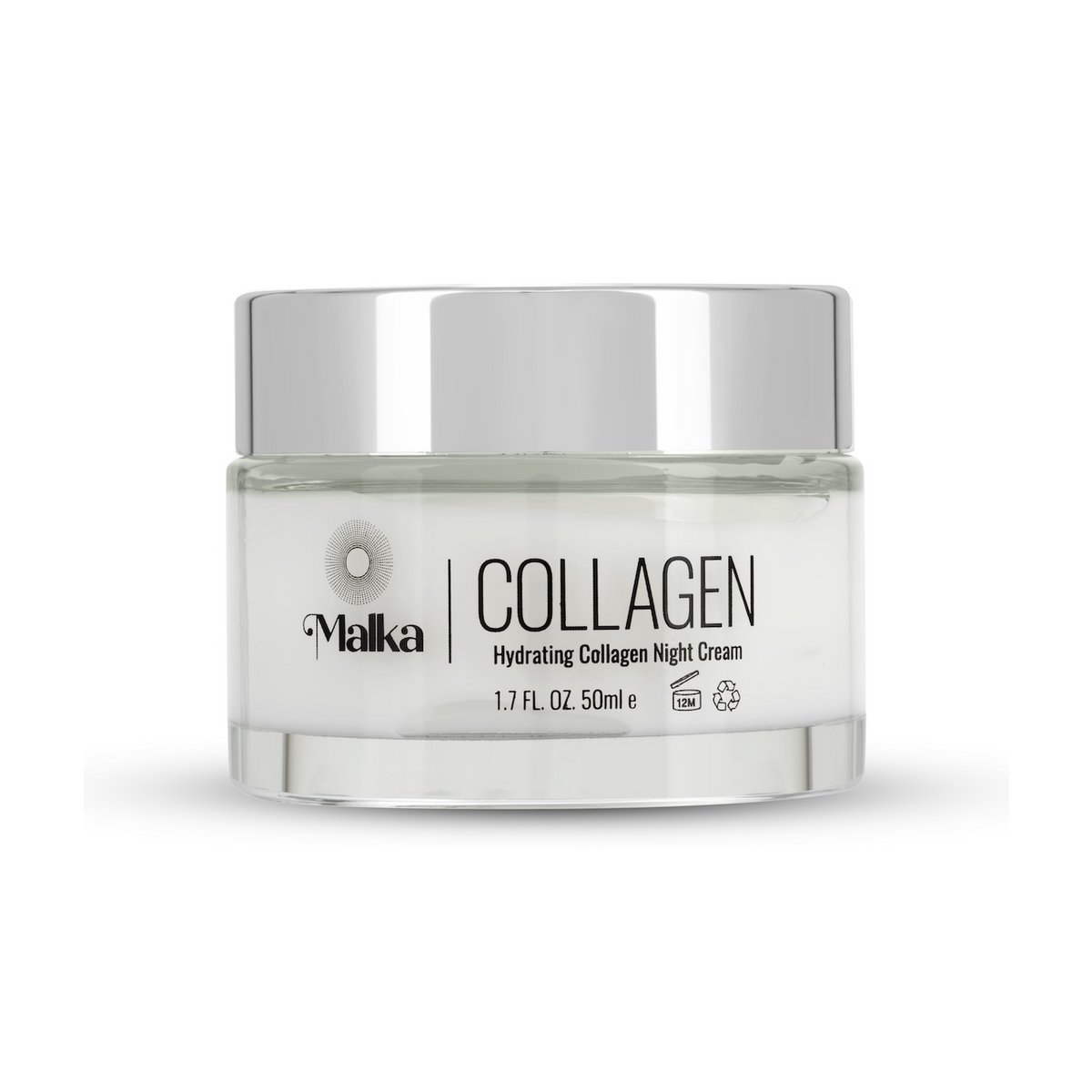 Fugtgivende kollagen natcreme