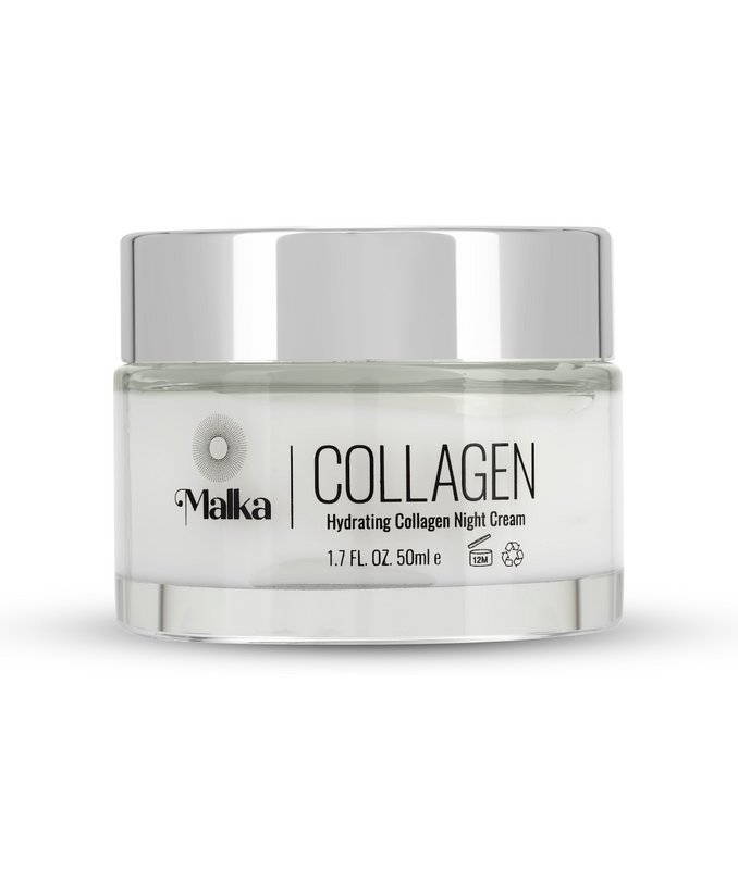 Fugtgivende kollagen natcreme