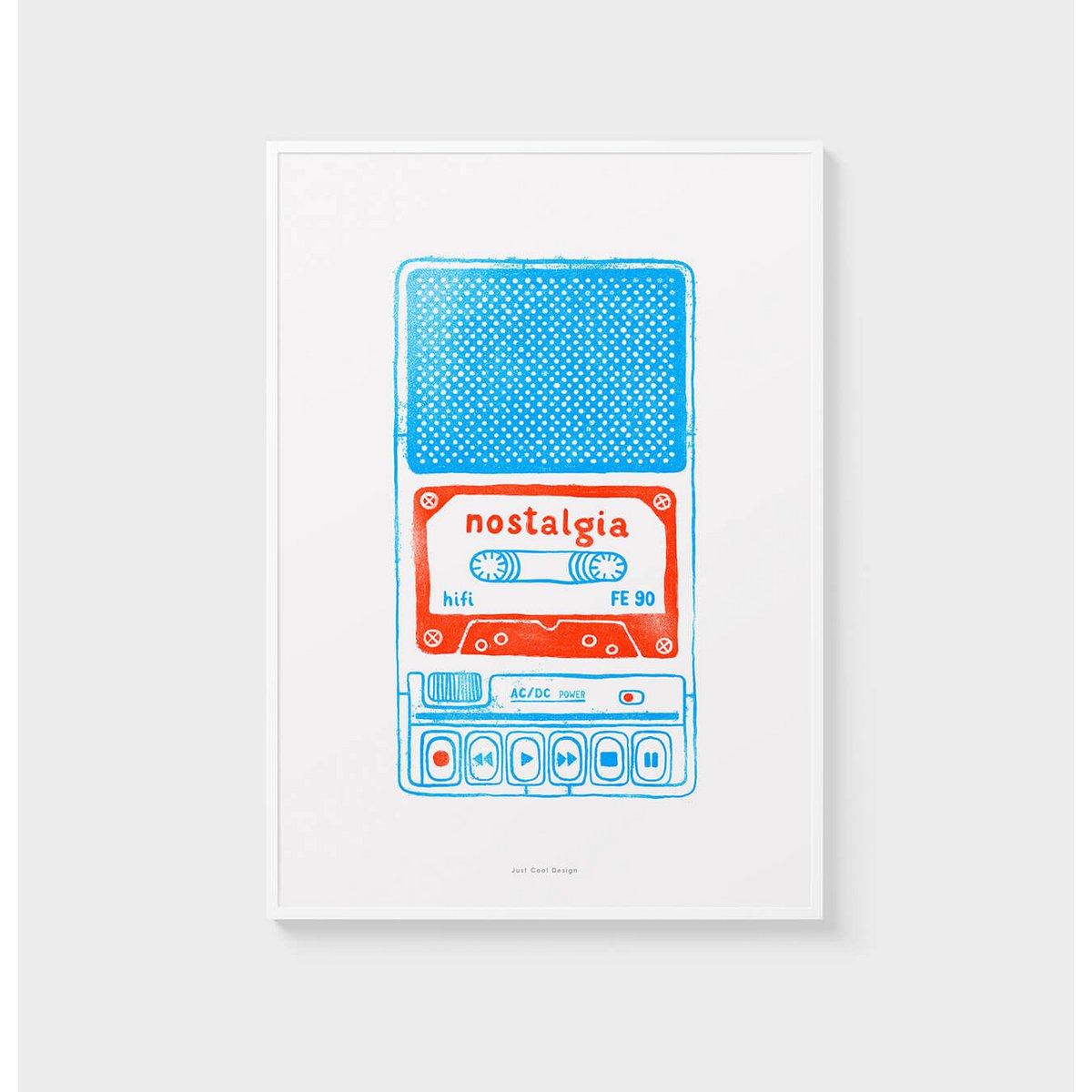 Impression d'art mural sur cassette