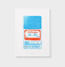 Impression d'art mural sur cassette