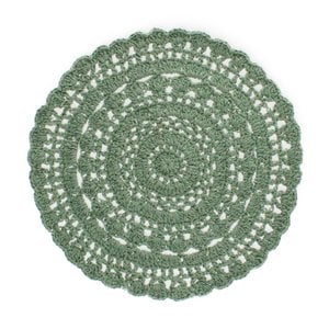 Crochet placemat - Green