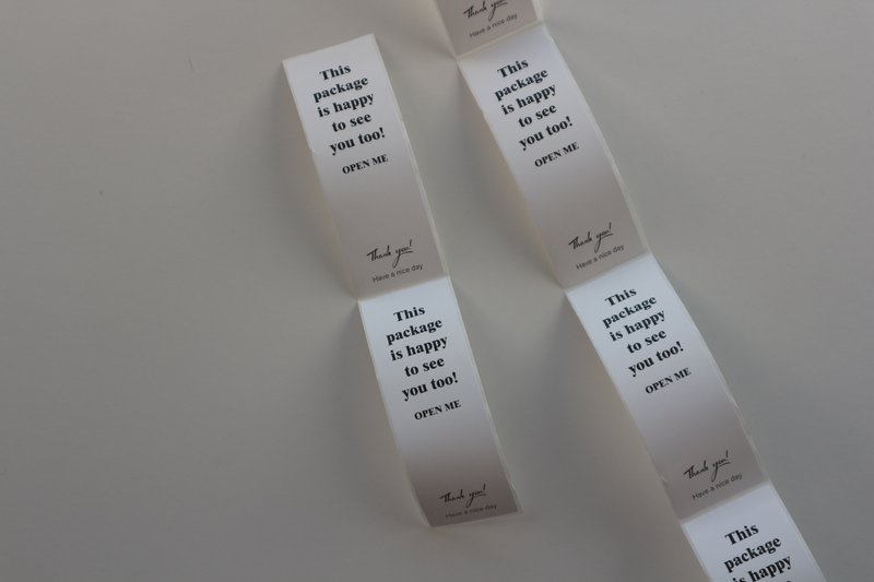Sluitstickers - Miło cię widzieć