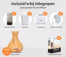 Vitality Pro - Bois clair - Diffuseur d'arômes