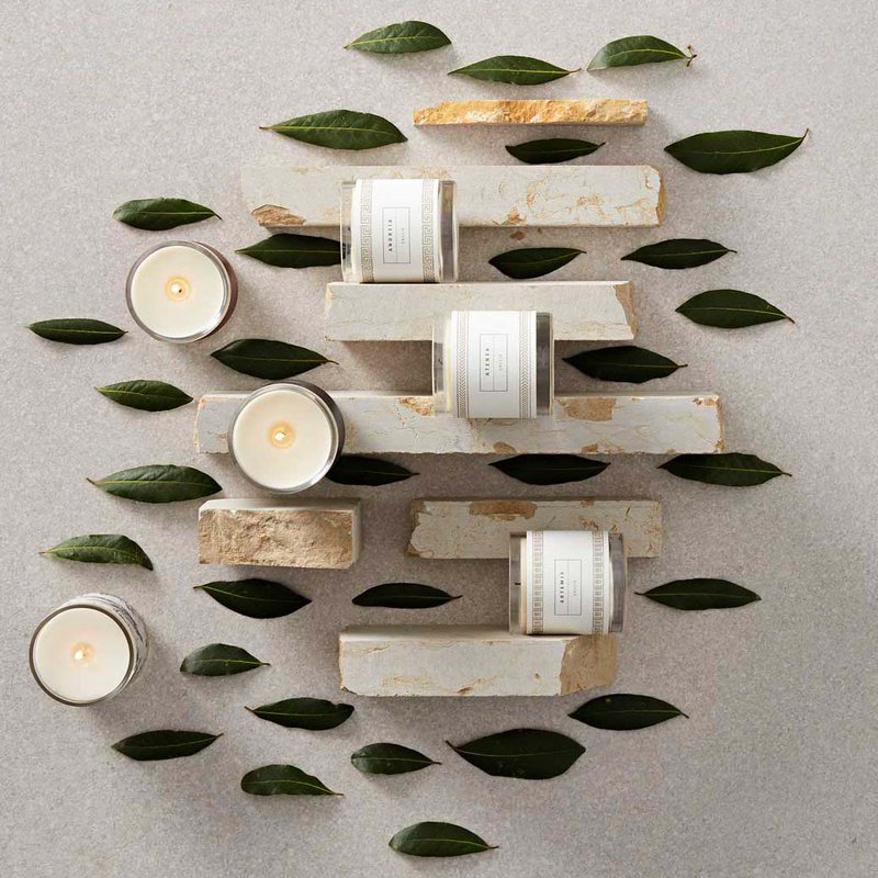 Scented candle | Aromatic fresh and green fragrance | ANDREIA | 220gr
