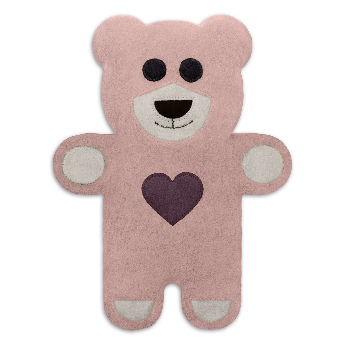 Bio-Körnerkissen für die Mikrowelle, Wärmekissen ideal für den Bauch, Teddy