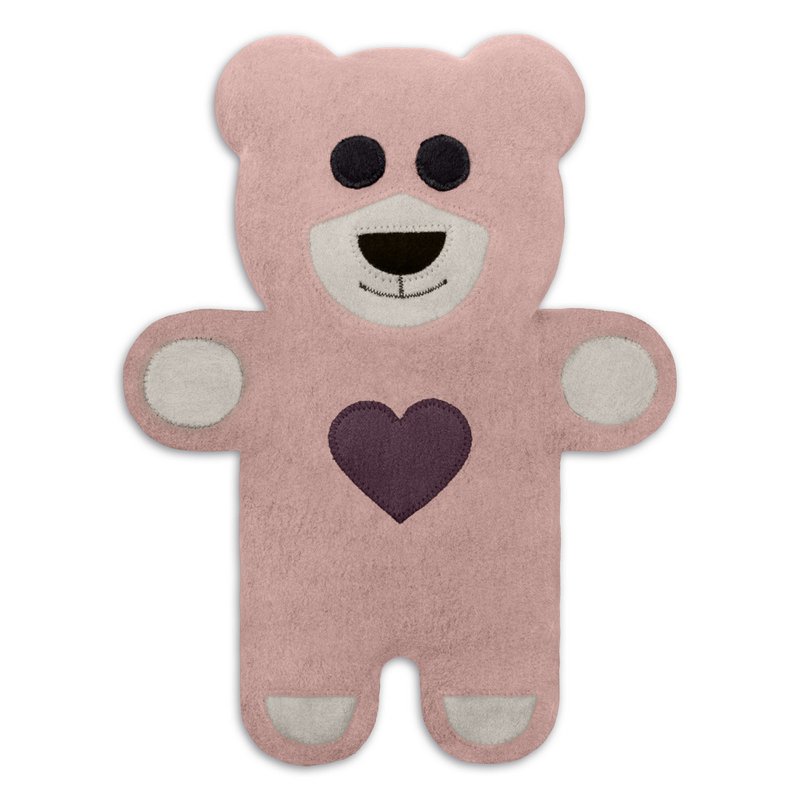 Bio-Körnerkissen für die Mikrowelle, Wärmekissen ideal für den Bauch, Teddy