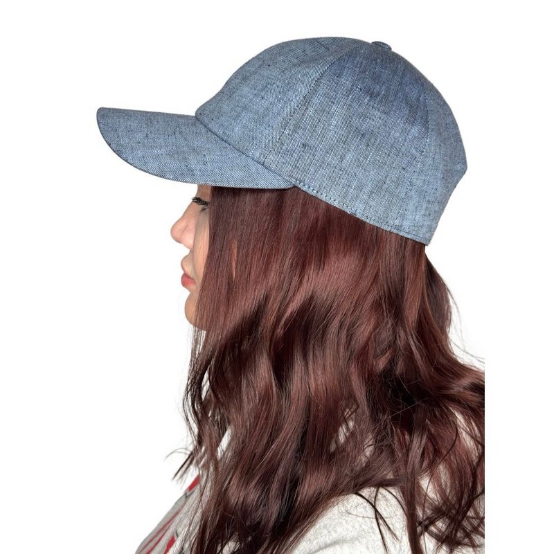 Gorra de béisbol de lino | Look cambray y denim | Gorra minimalista | Hecho a mano por CacheMio®