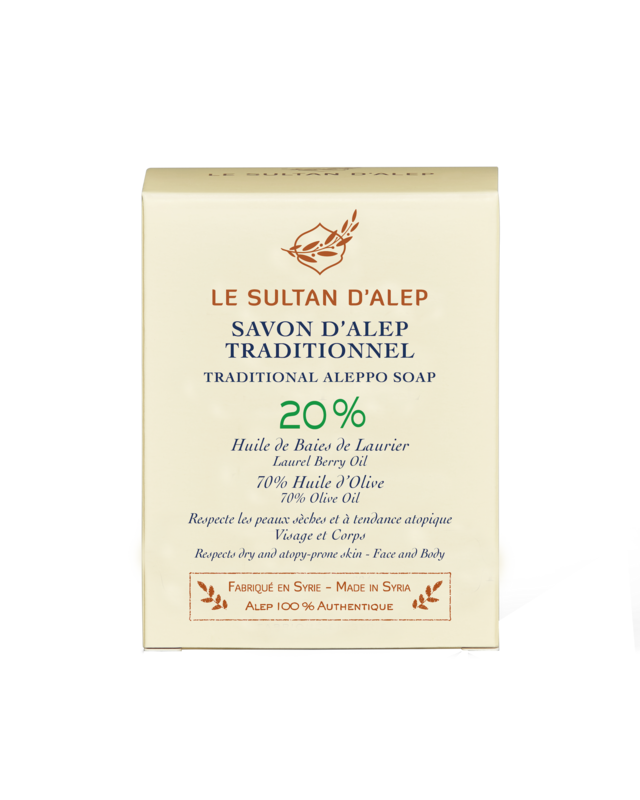 Vaste Aleppo zeep 20 %