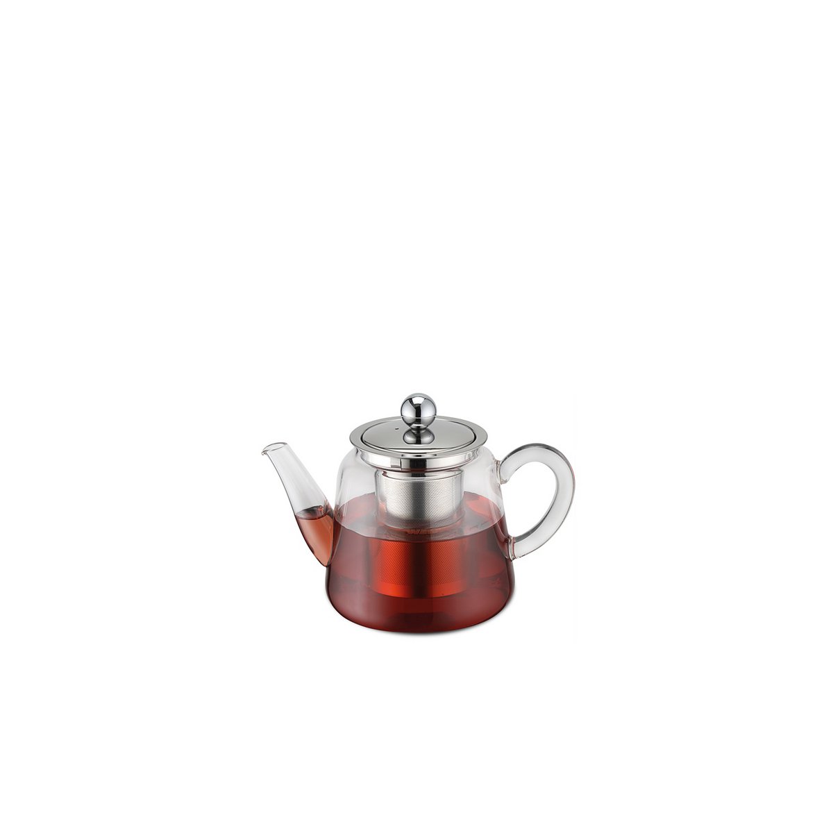 Borosilicate glass teapot with tea filter 250 ml