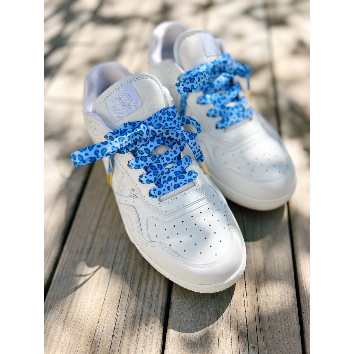 Blue Classic Leopard Skosnören