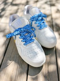 Blue Classic Leopard Skosnören