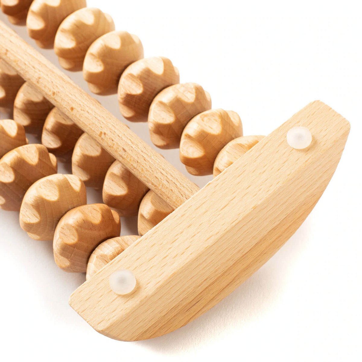 Træfodmassage Rullefødder Massager Træ 26 x 12 cm