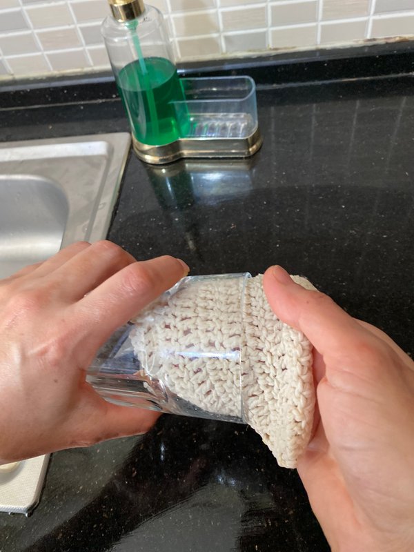Dwustronny peeling do naczyń Zero Waste