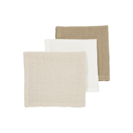 Offwhite/Soft Sand/Taupe 30x30cm - 3-Pack