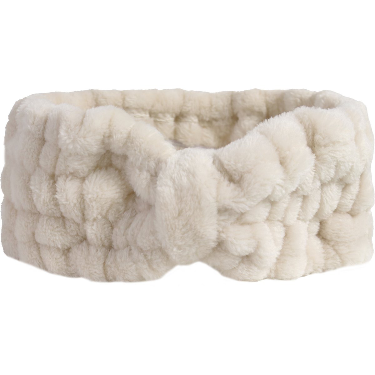 WS Plush Spa Headband Latte