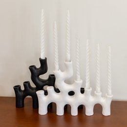 Candélabre en céramique
