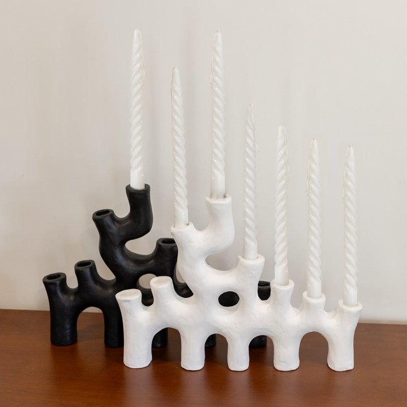 Candélabre en céramique