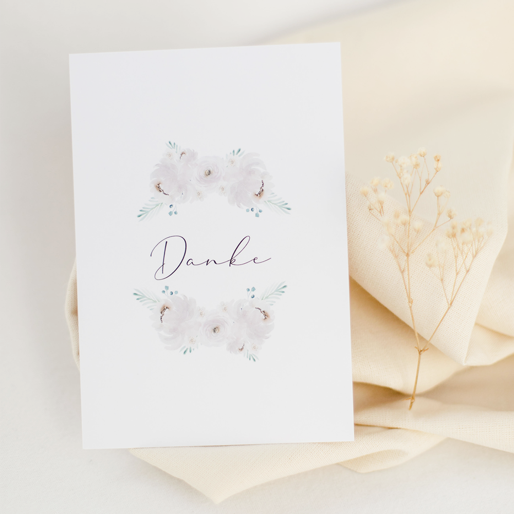 Postcard "Thank you"